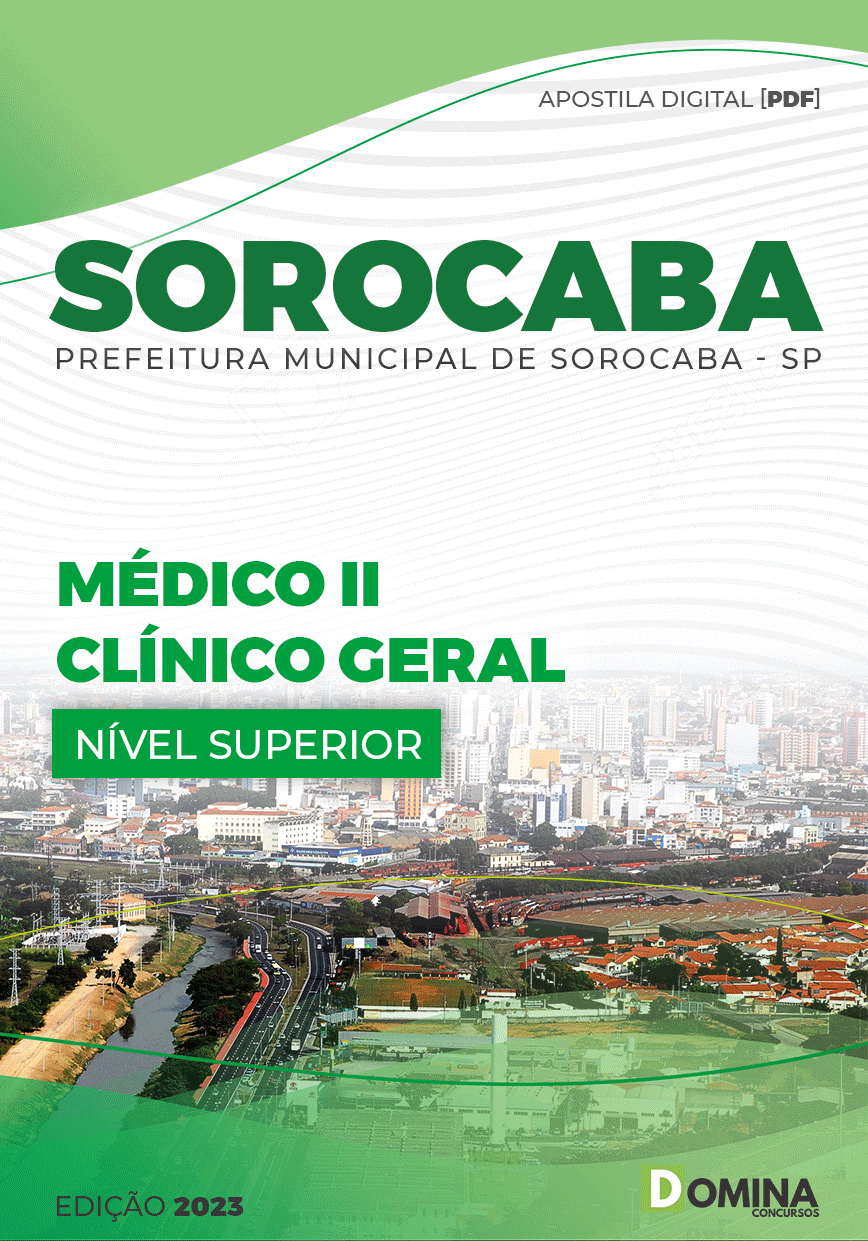 Apostila Pref Sorocaba SP 2023 Médico II Clínico Geral