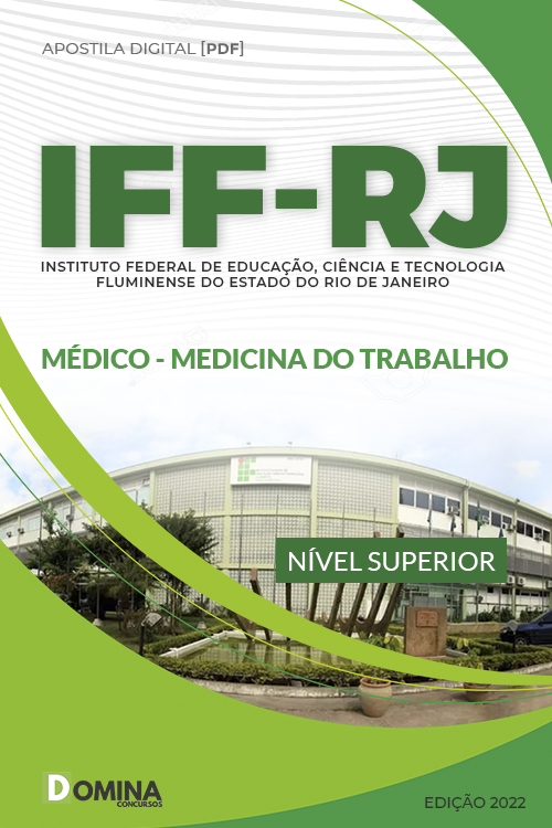 Apostila Digital IFF RJ 2022 Médico Medicina Trabalho