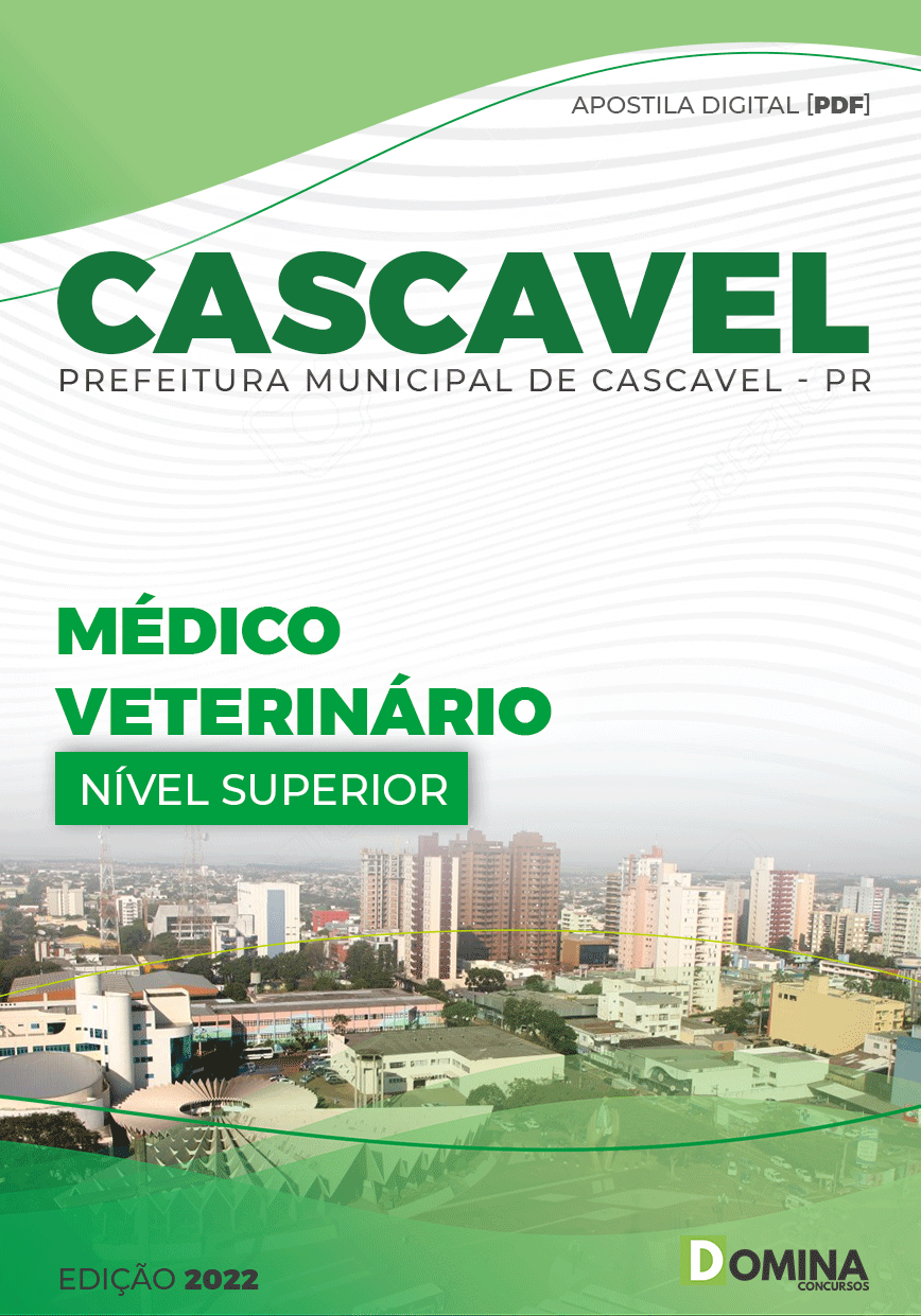 Apostila Concurso Pref Cascavel PR 2022 Médico Veterinário