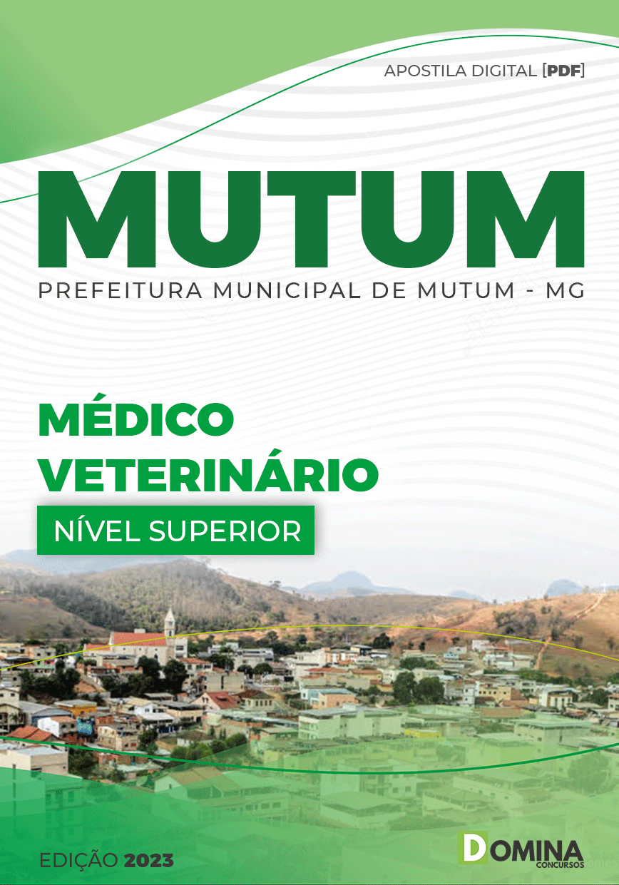 Apostila Concurso Pref Mutum MG 2023 Médico Veterinário