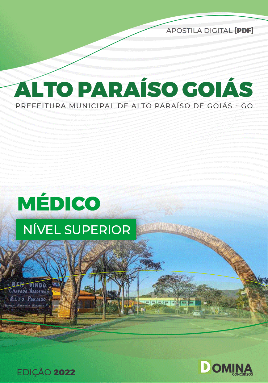 Apostila Digital Pref Alto Paraíso Goiás GO 2022 Médico