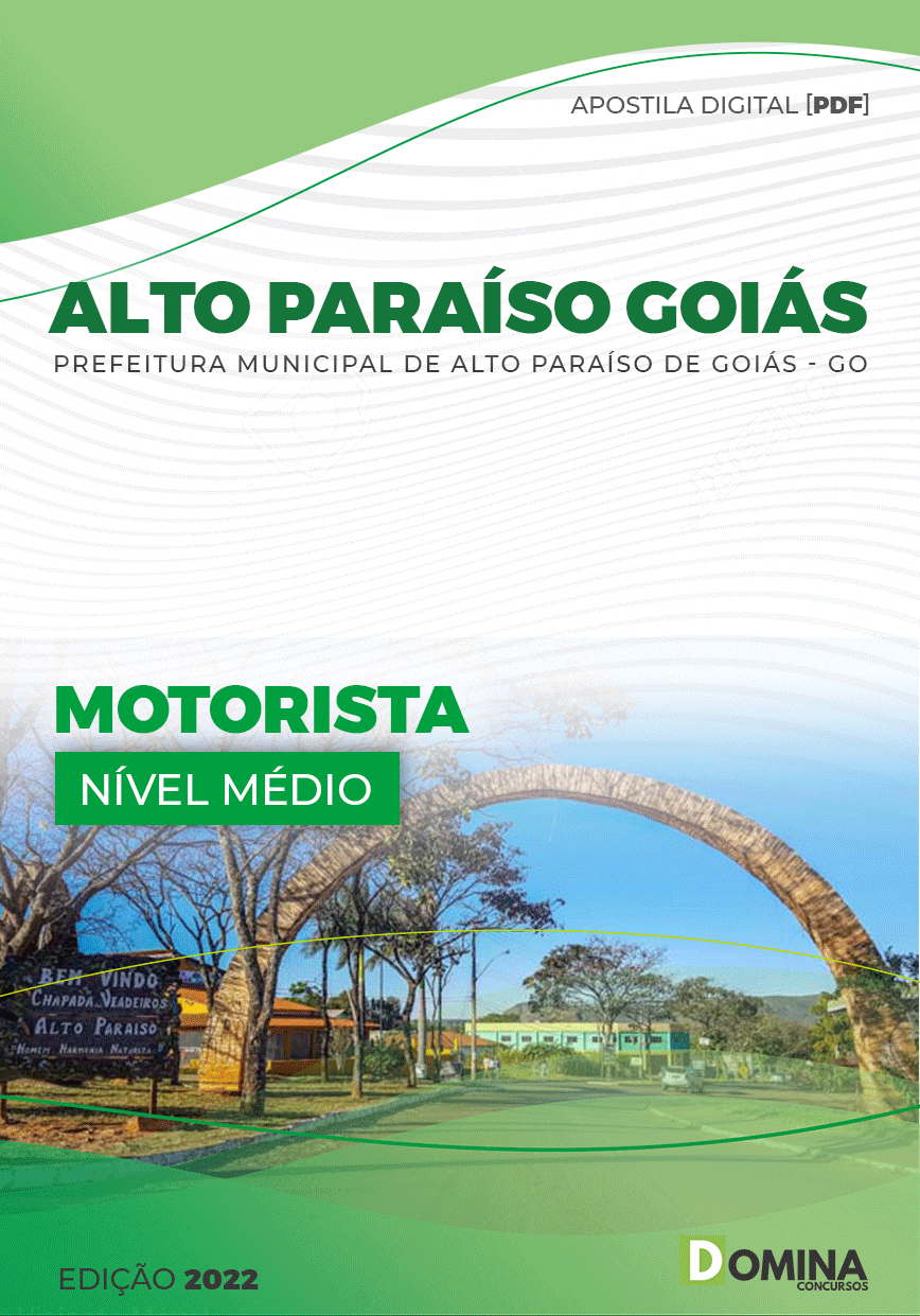 Apostila Pref Alto Paraíso Goiás GO 2022 Motorista