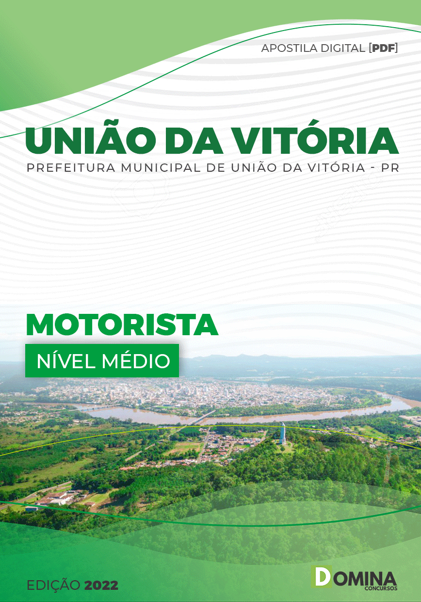 Apostila Digital Pref União da Vitória PR 2022 Motorista