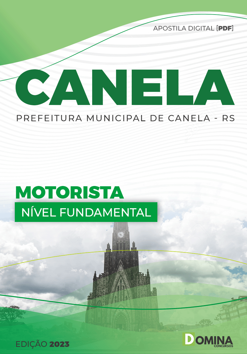 Apostila Digital Concurso Pref Canela RS 2023 Motorista