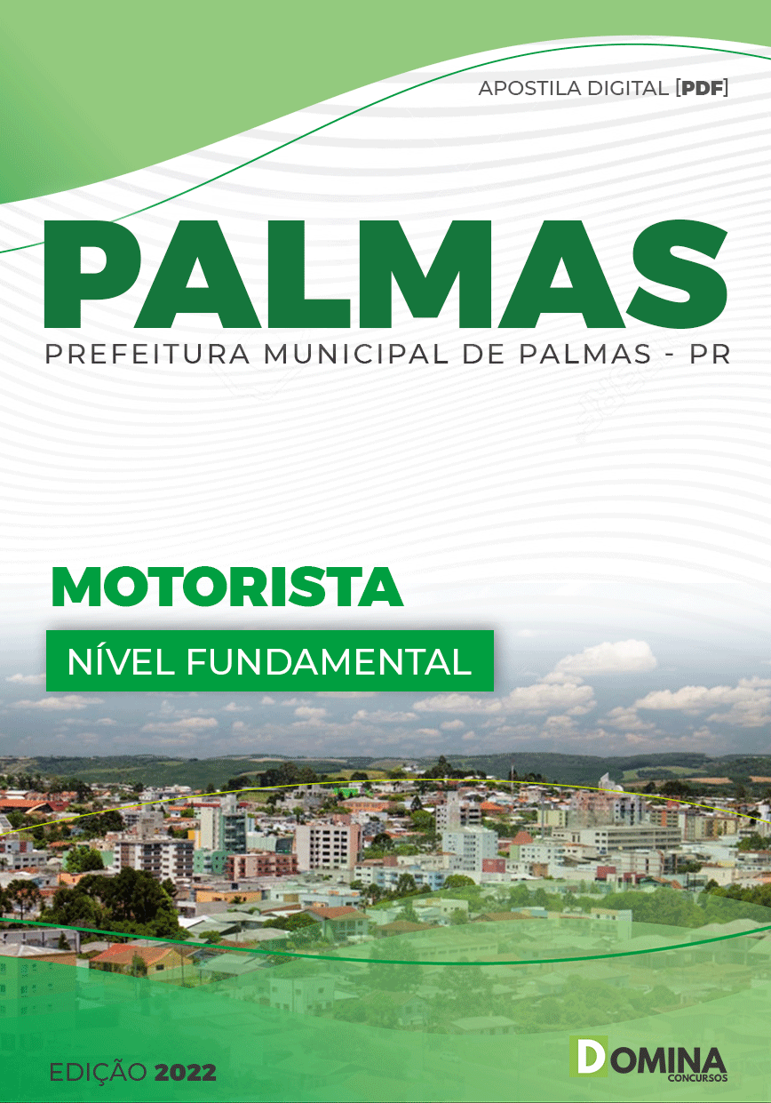 Apostila Concurso Pref Palmas PR 2022 Motorista