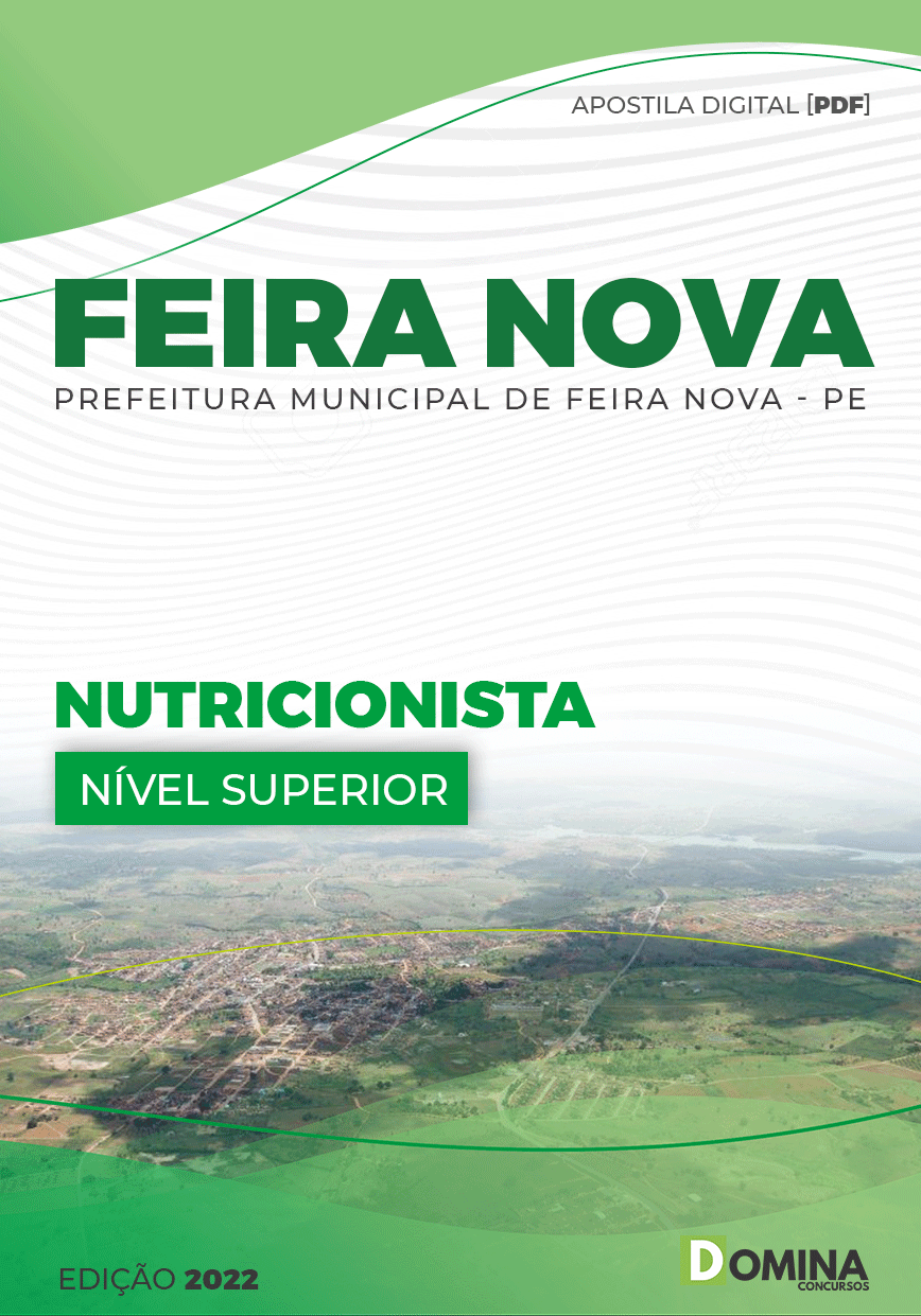 Apostila Digital Pref Feira Nova PE 2022 Nutricionista