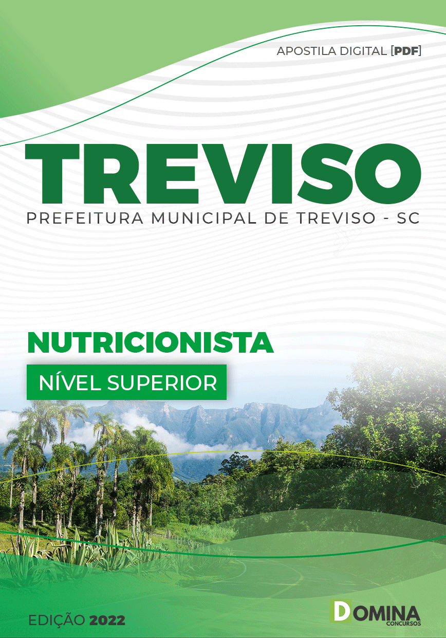 Apostila Concurso Pref Treviso SC 2022 Nutricionista