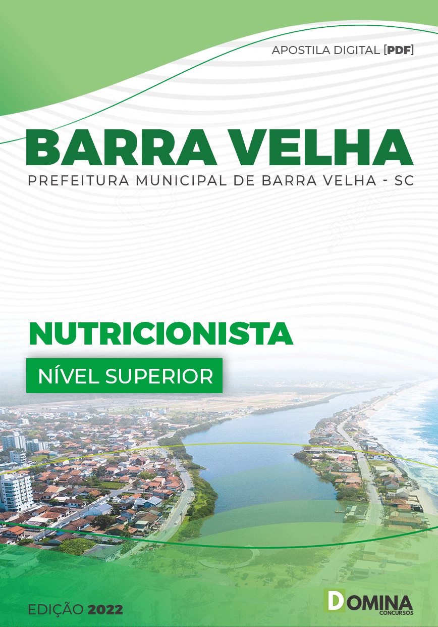 Apostila Digital Concurso Pref Barra Velha SC 2022 Nutricionista