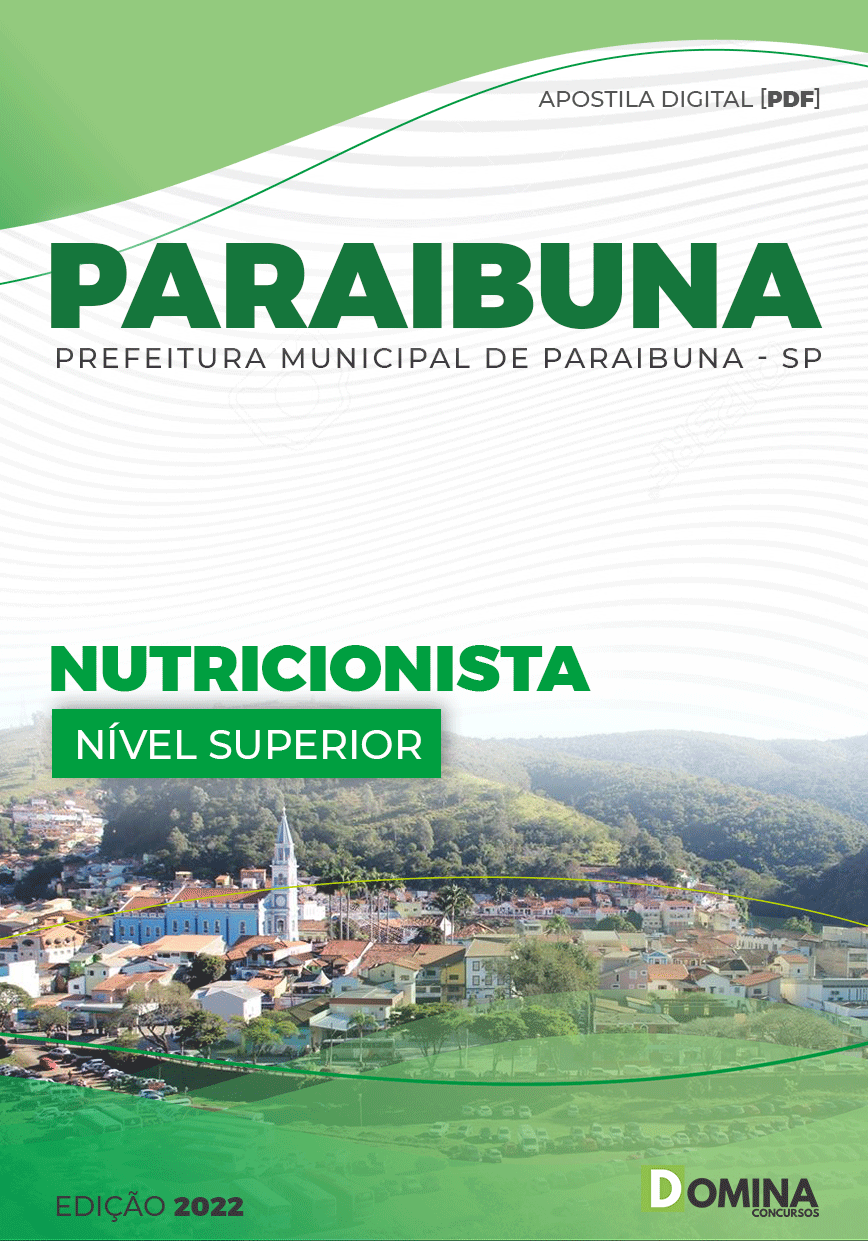 Apostila Concurso Pref Paraibuna SP 2022 Nutricionista