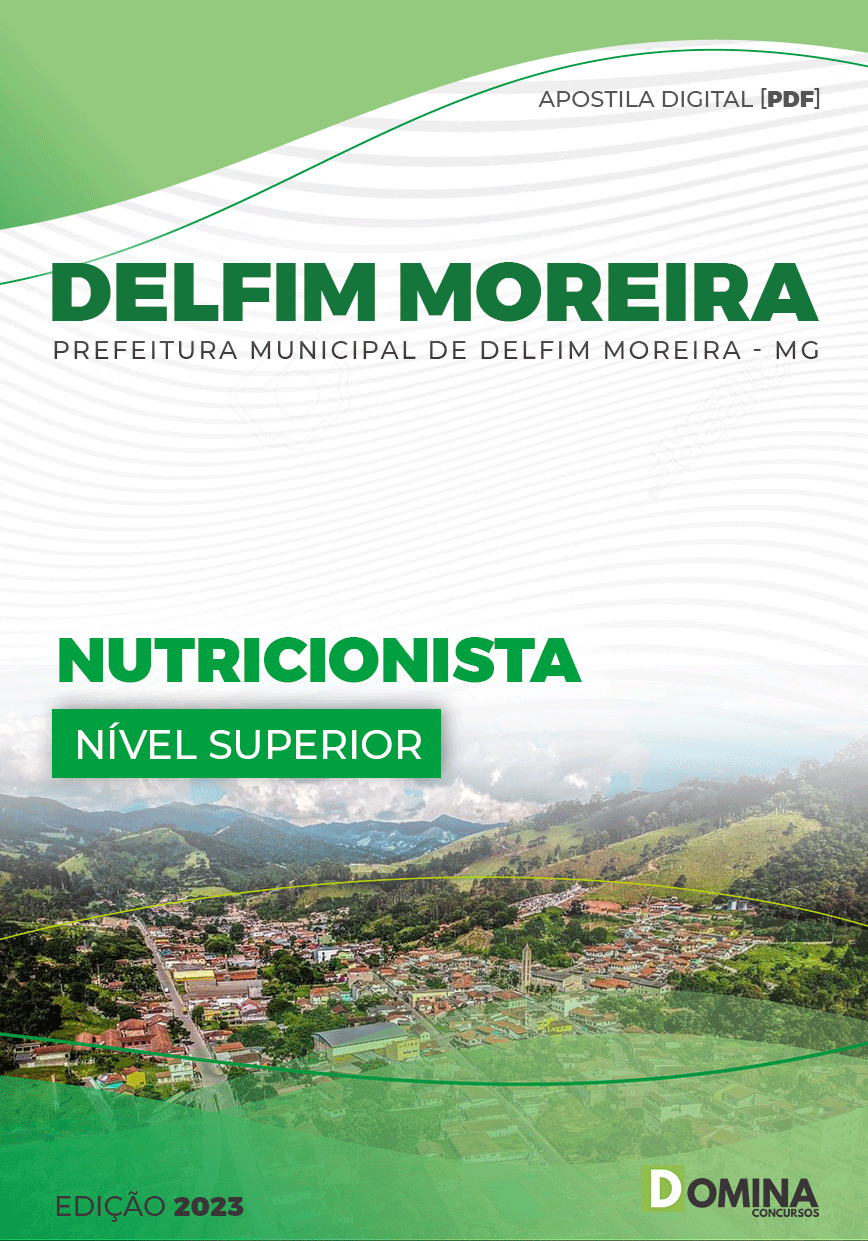 Apostila digital Pref Delfim Moreira MG 2023 Nutricionista