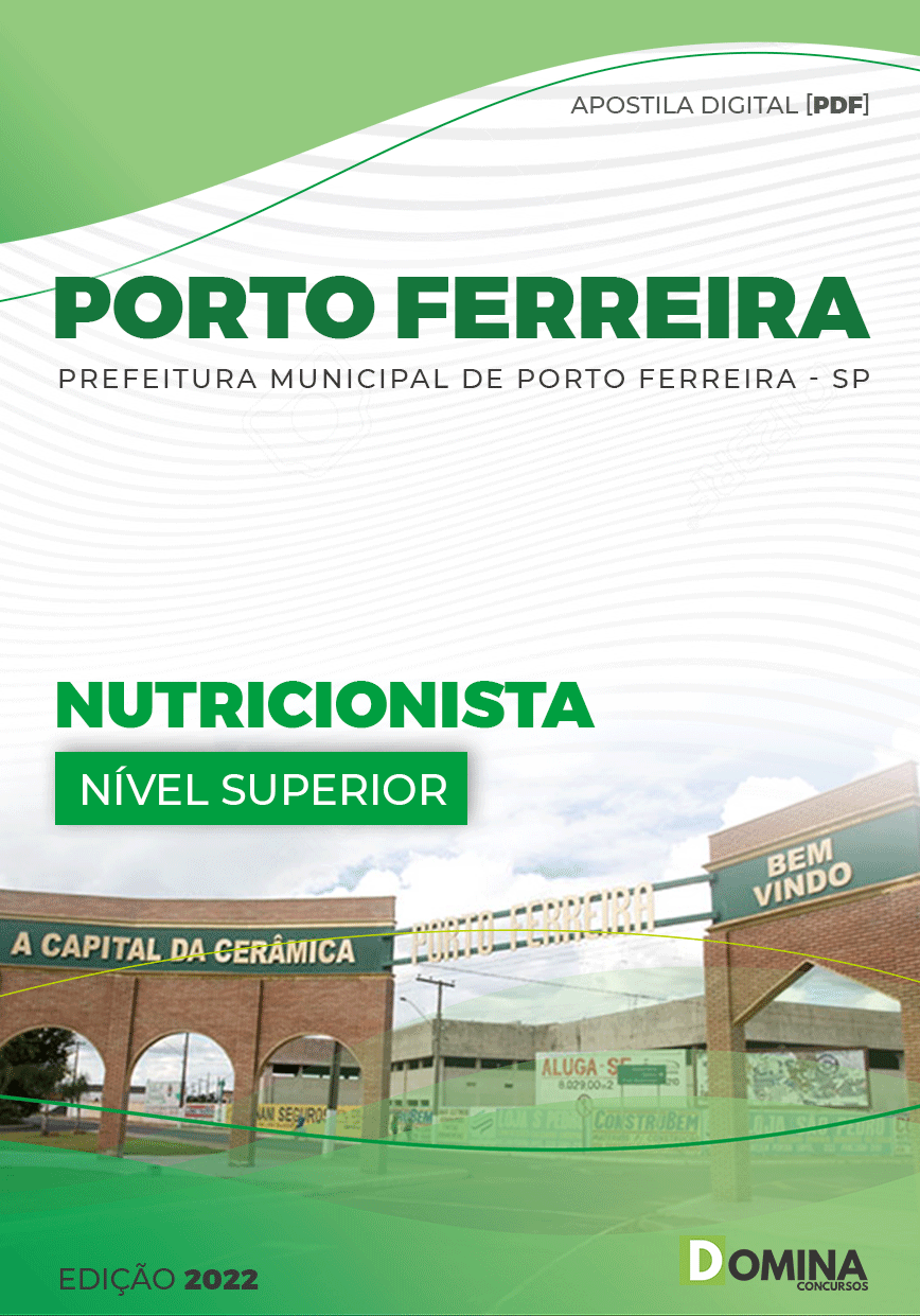 Apostila Digital Pref Porto Ferreira SP 2022 Nutricionista