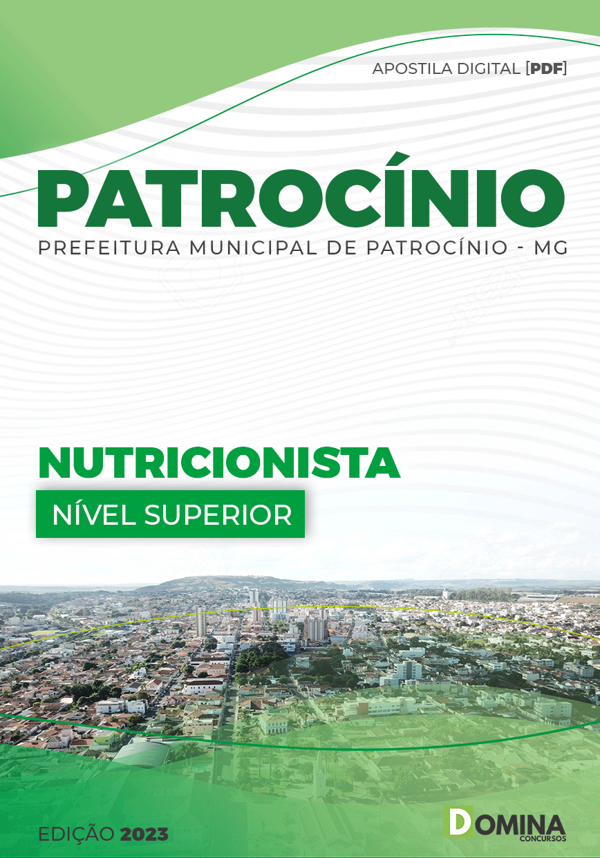 Apostila Concurso Pref Patrocínio MG 2023 Nutricionista