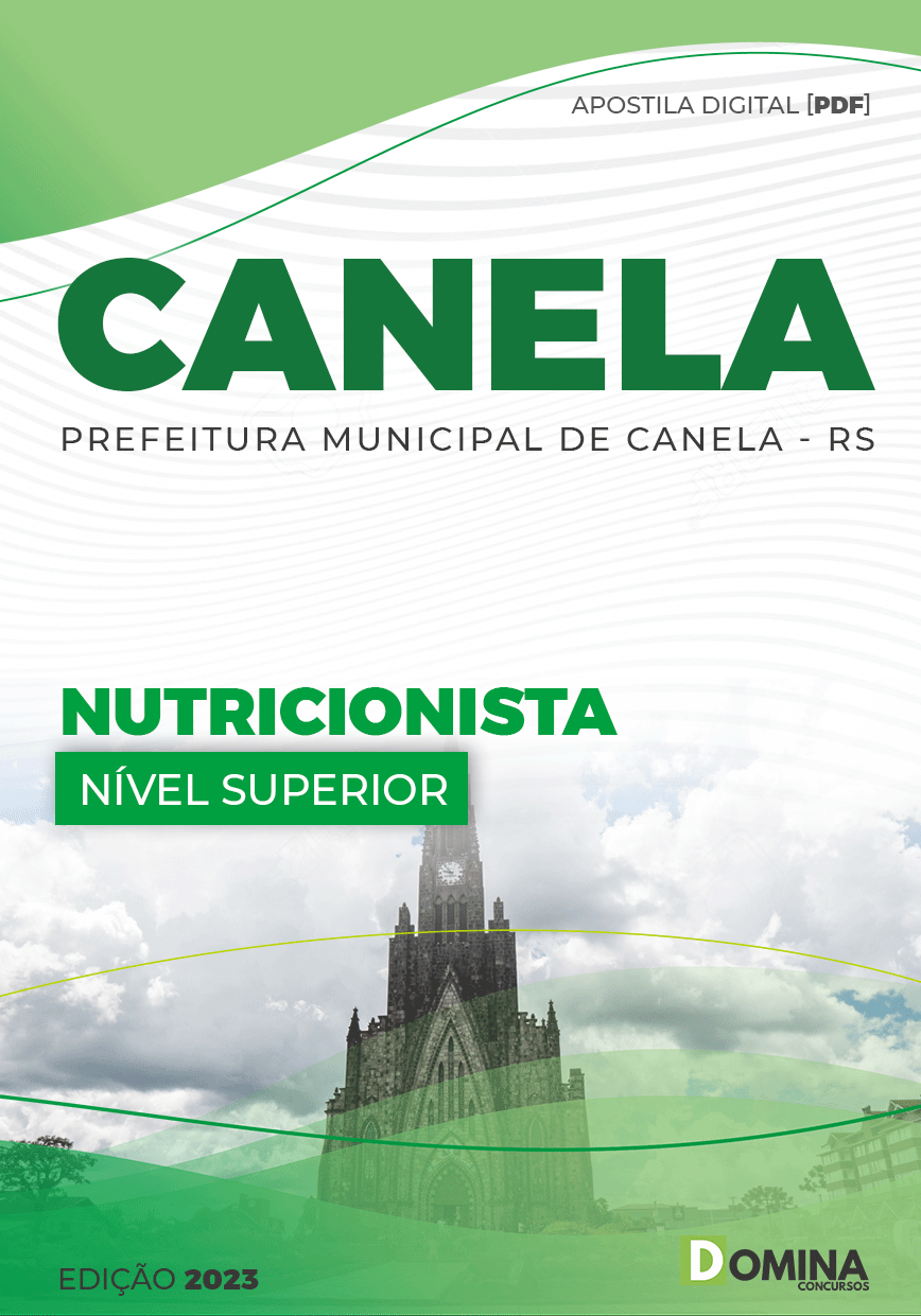 Apostila Digital Concurso Pref Canela RS 2023 Nutricionista