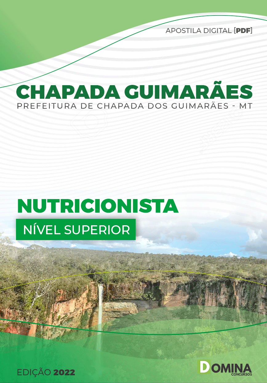 Apostila Pref Chapada Guimarães MT 2022 Nutricionista