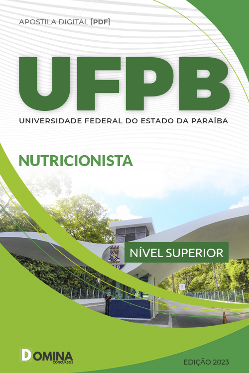 Apostila Digital Concurso UFPB 2023 Nutricionista
