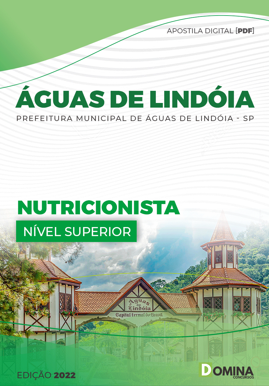 Apostila Digital Pref Águas Lindóia SP 2023 Nutricionista