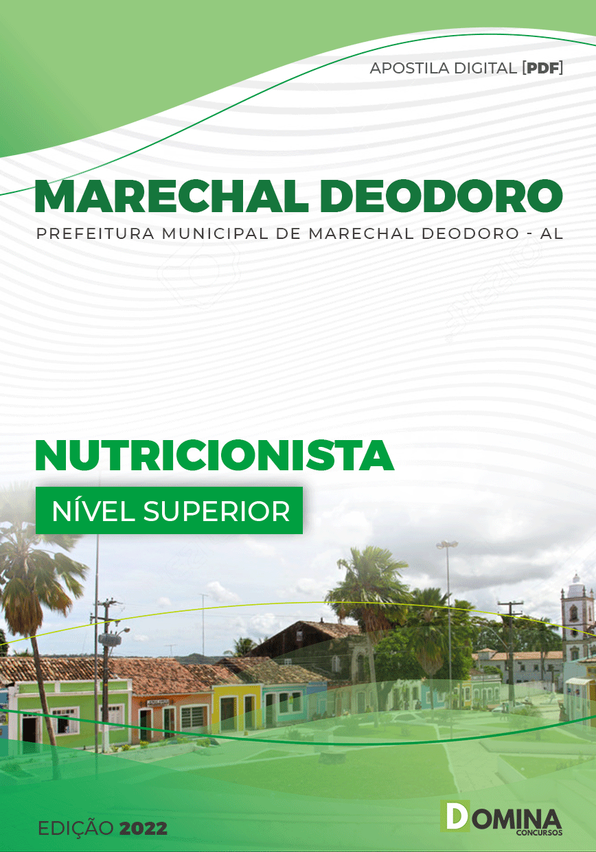 Apostila Pref Marechal Deodoro AL 2023 Nutricionista