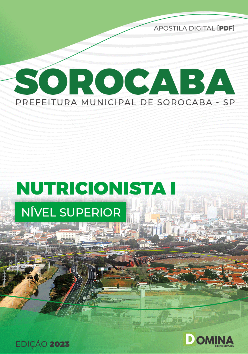 Apostila Concurso Pref Sorocaba SP 2023 Nutricionista I