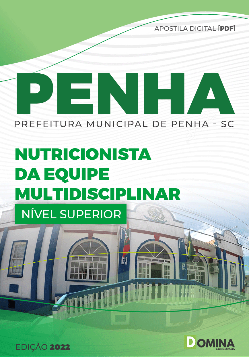 Apostila Digital Concurso Pref Penha SC 2022 Nutricionista