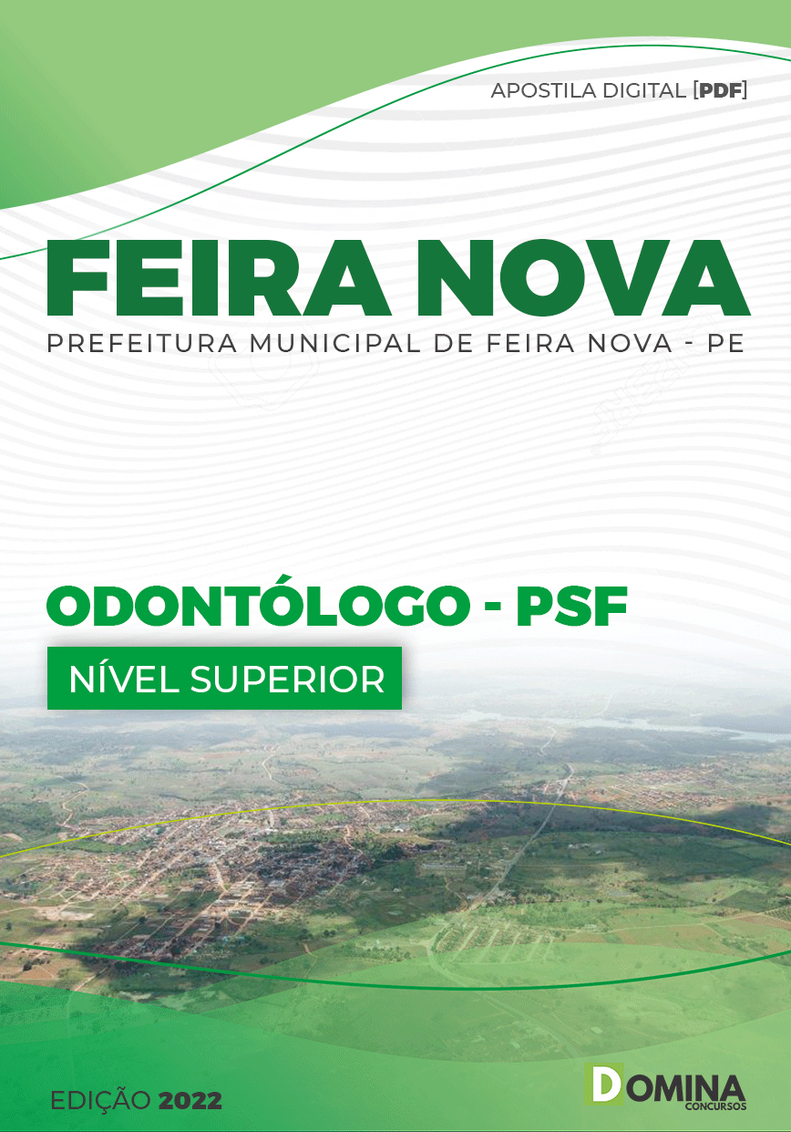 Apostila Digital Pref Feira Nova PE 2022 Odontólogo