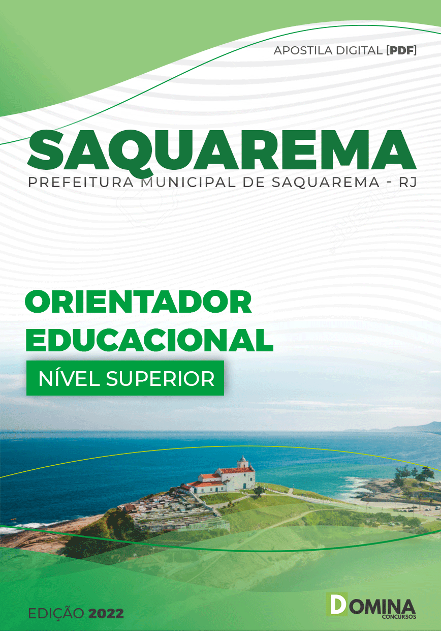 Apostila Pref Saquarema RJ 2022 Orientador Educacional