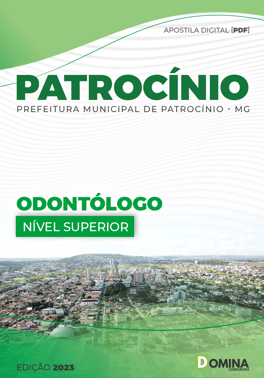 Apostila Concurso Pref Patrocínio MG 2023 Odontólogo