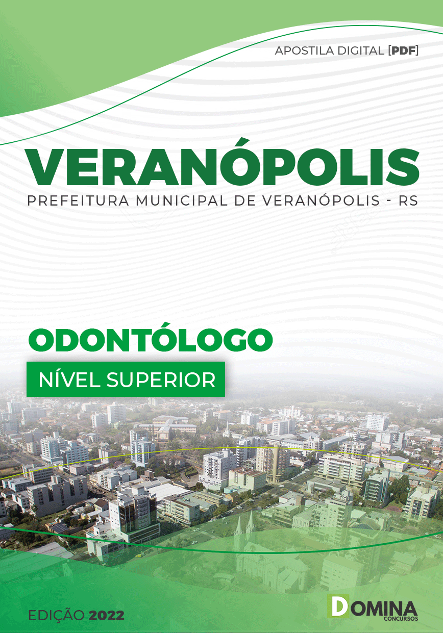 Apostila Digital Pref Veranópolis RS 2022 Odontólogo