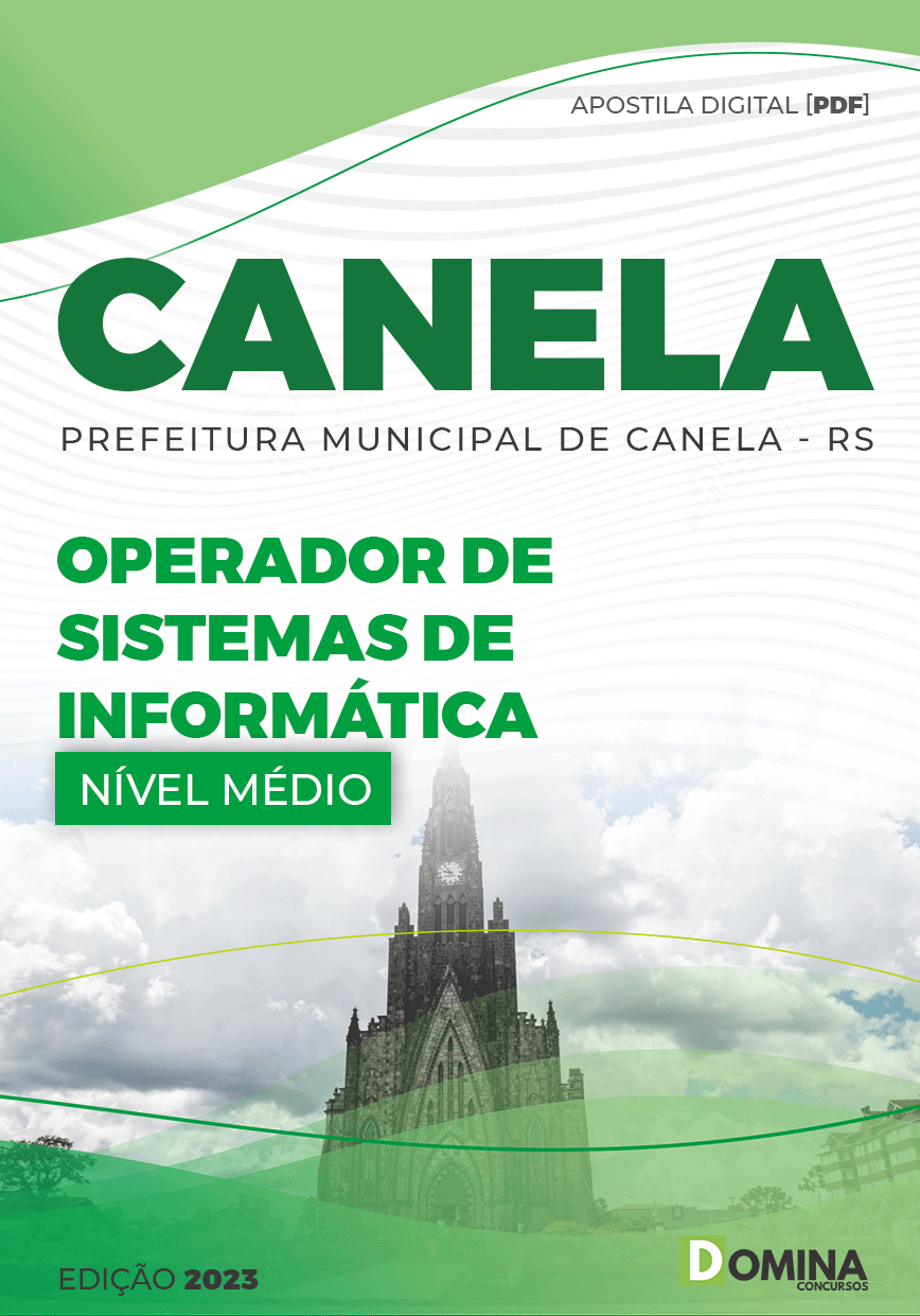 Apostila Pref Canela RS 2023 Operador Sistemas Informática