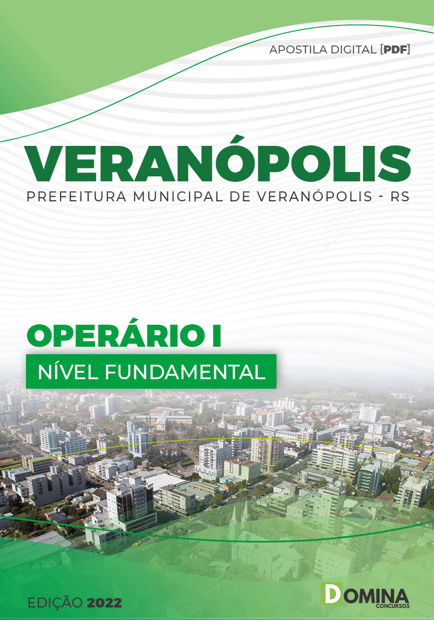 Apostila Digital Pref Veranópolis RS 2022 Operário I
