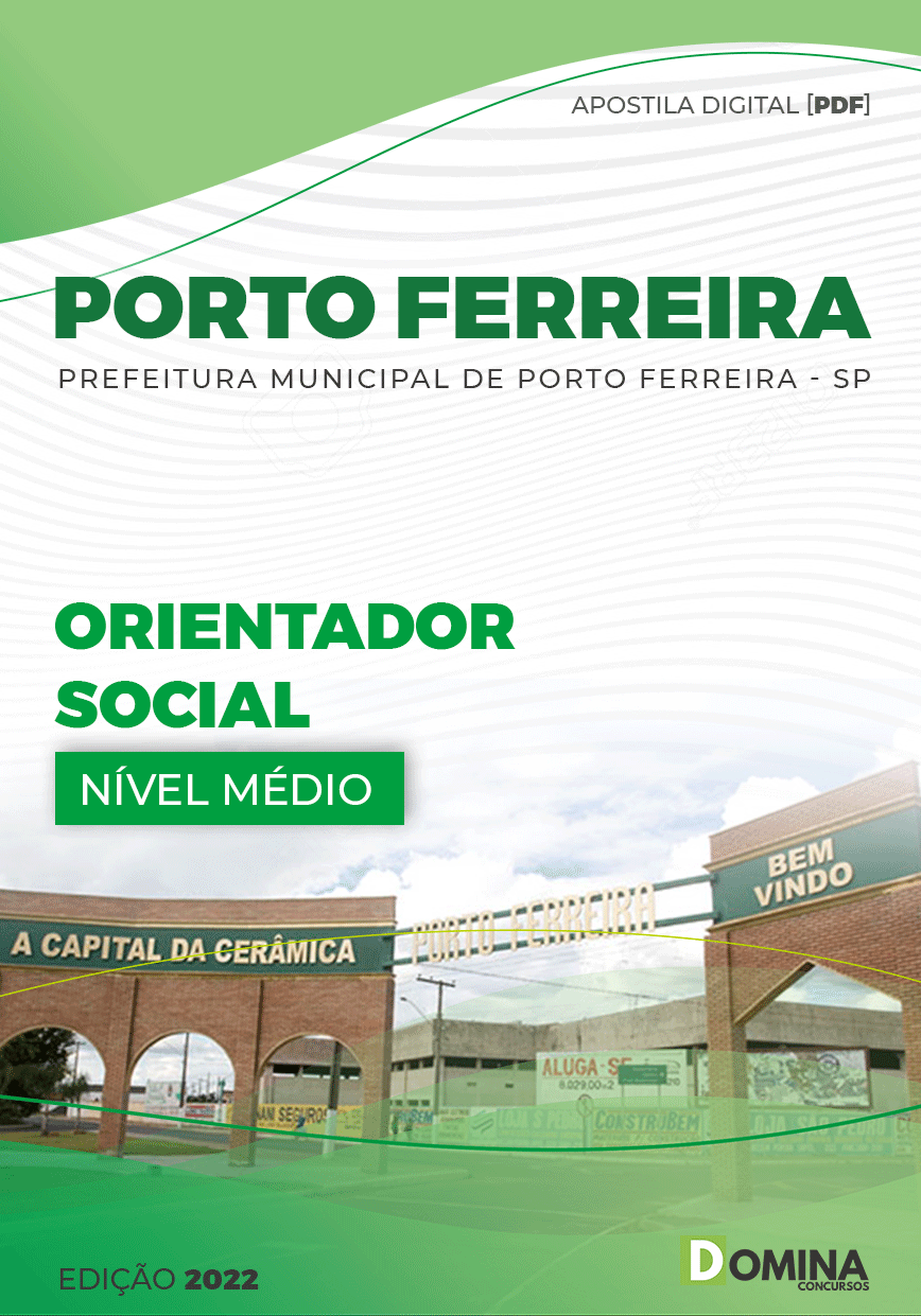 Apostila Pref Porto Ferreira SP 2022 Orientador Social