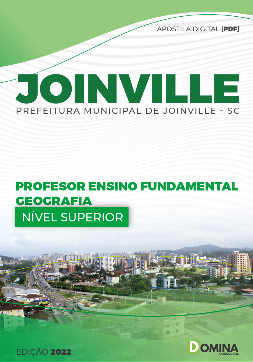 Apostila Pref Joinville SC 2022 Professor Ensino Fund Geografia