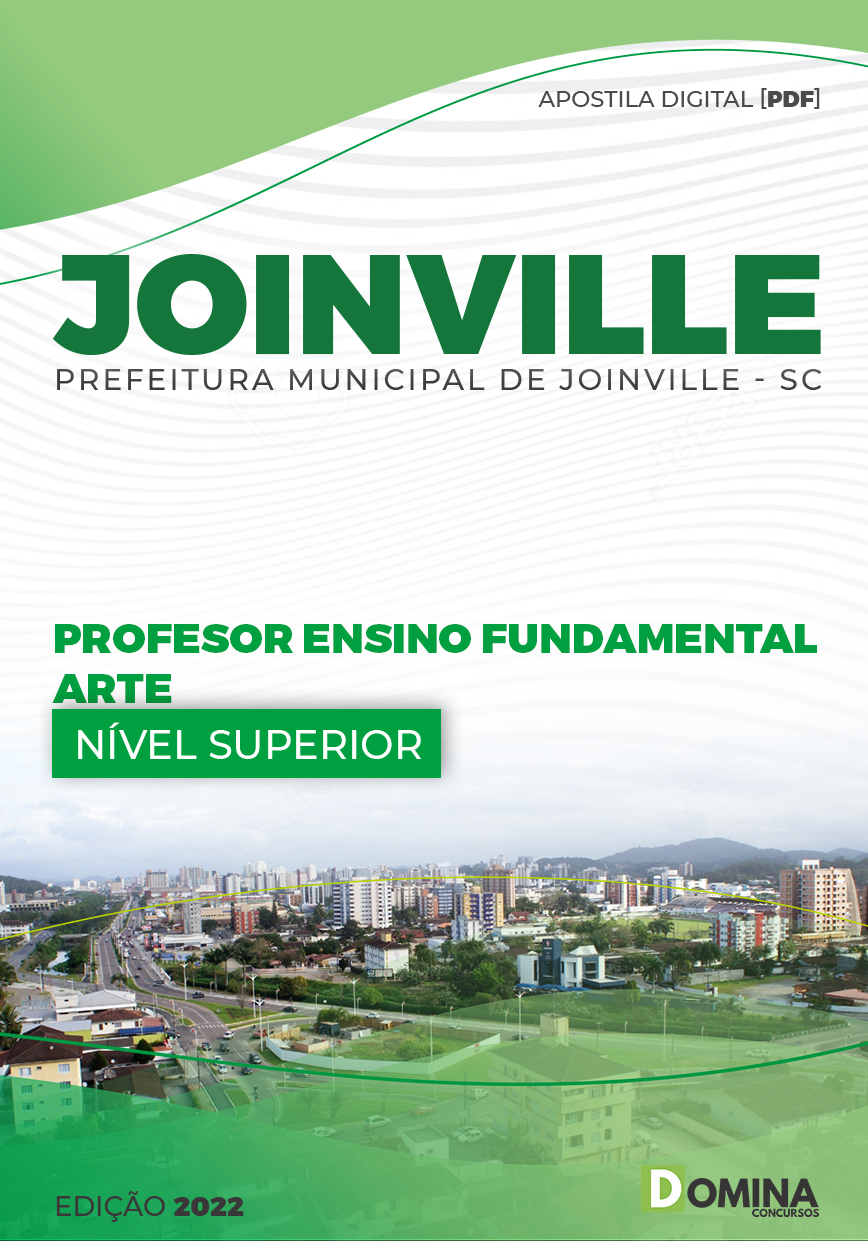 Apostila Pref Joinville SC 2022 Professor Ensino Fund Arte