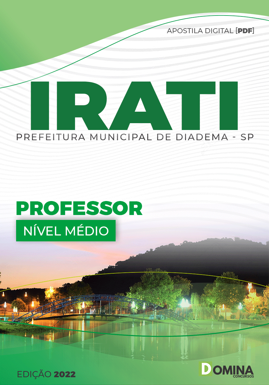 Apostila Digital Concurso Pref Irati PR 2022 Professor