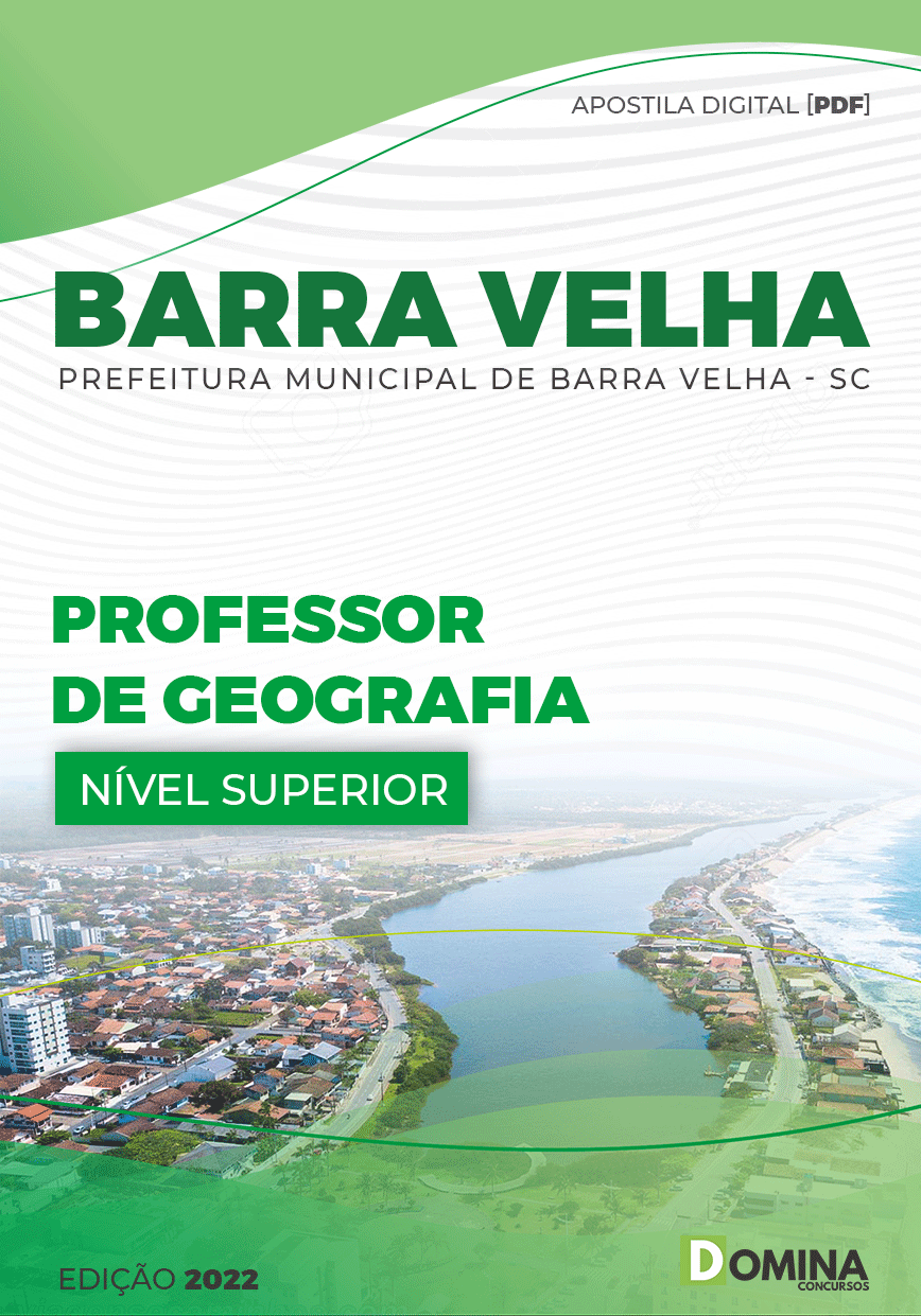 Apostila Digital Pref Barra Velha SC 2022 Professor de Geografia