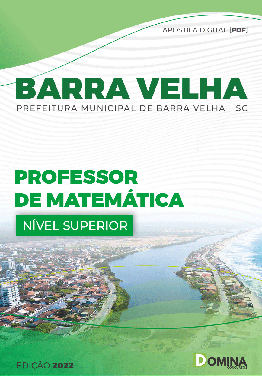 Apostila Pref Barra Velha SC 2022 Professor de Matemática
