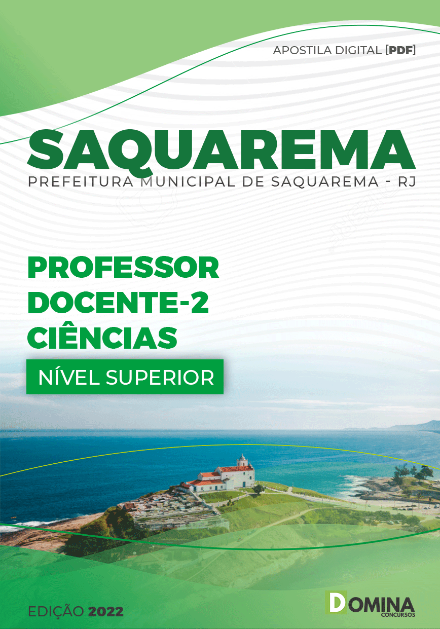 Apostila Pref Saquarema RJ 2022 Professor Docente Ciências