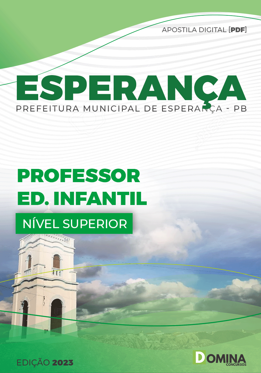 Apostila Pref Esperança PB 2023 Professor Educação Infantil