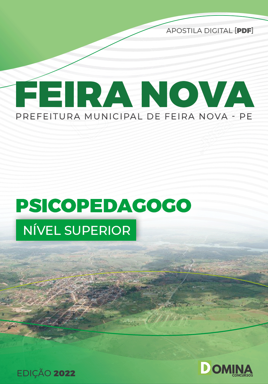 Apostila Digital Pref Feira Nova PE 2022 Psicopedagogo