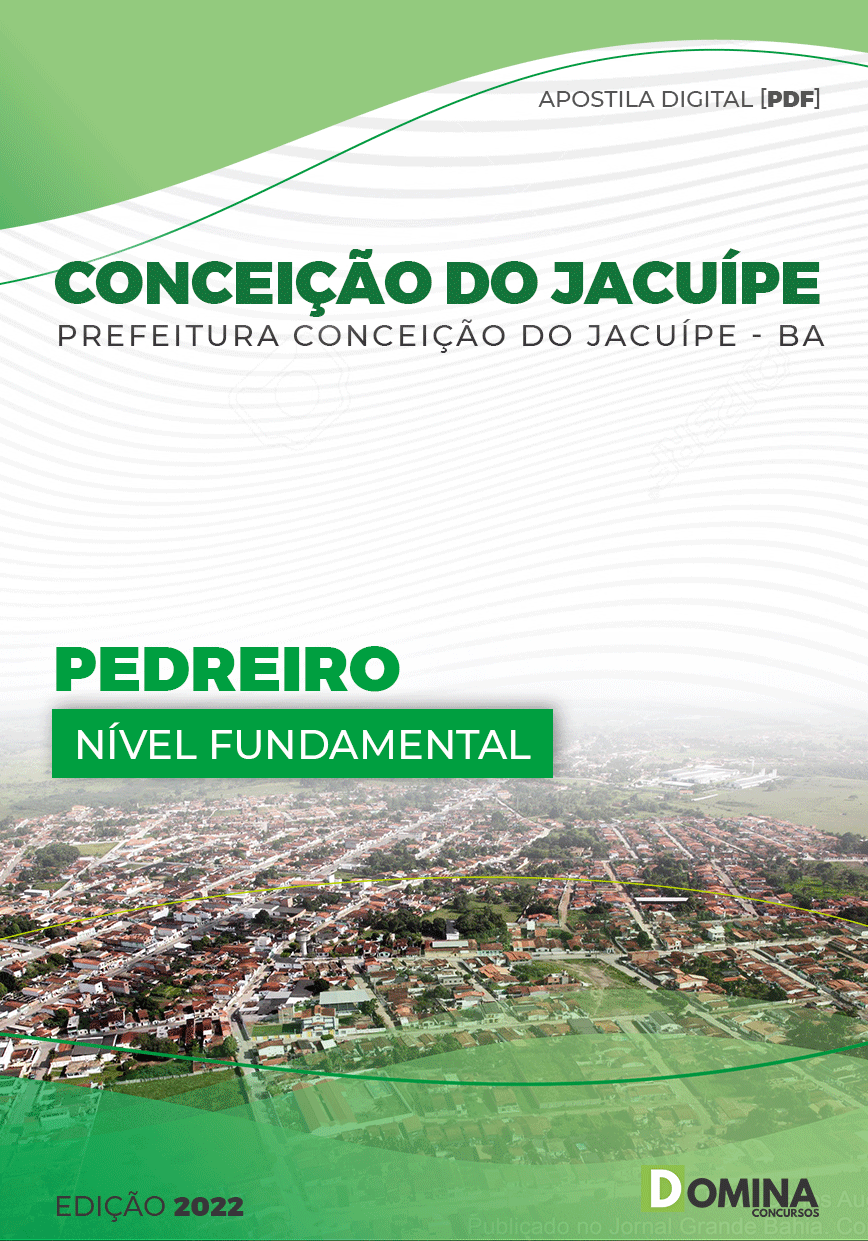 Apostila Pref Conceição Jacuípe BA 2022 Pedreiro