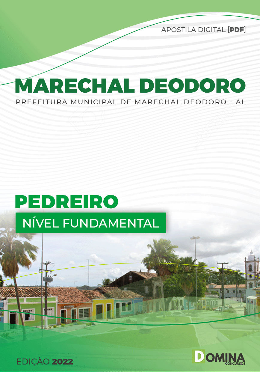 Apostila Digital Pref Marechal Deodoro AL 2023 Pedreiro