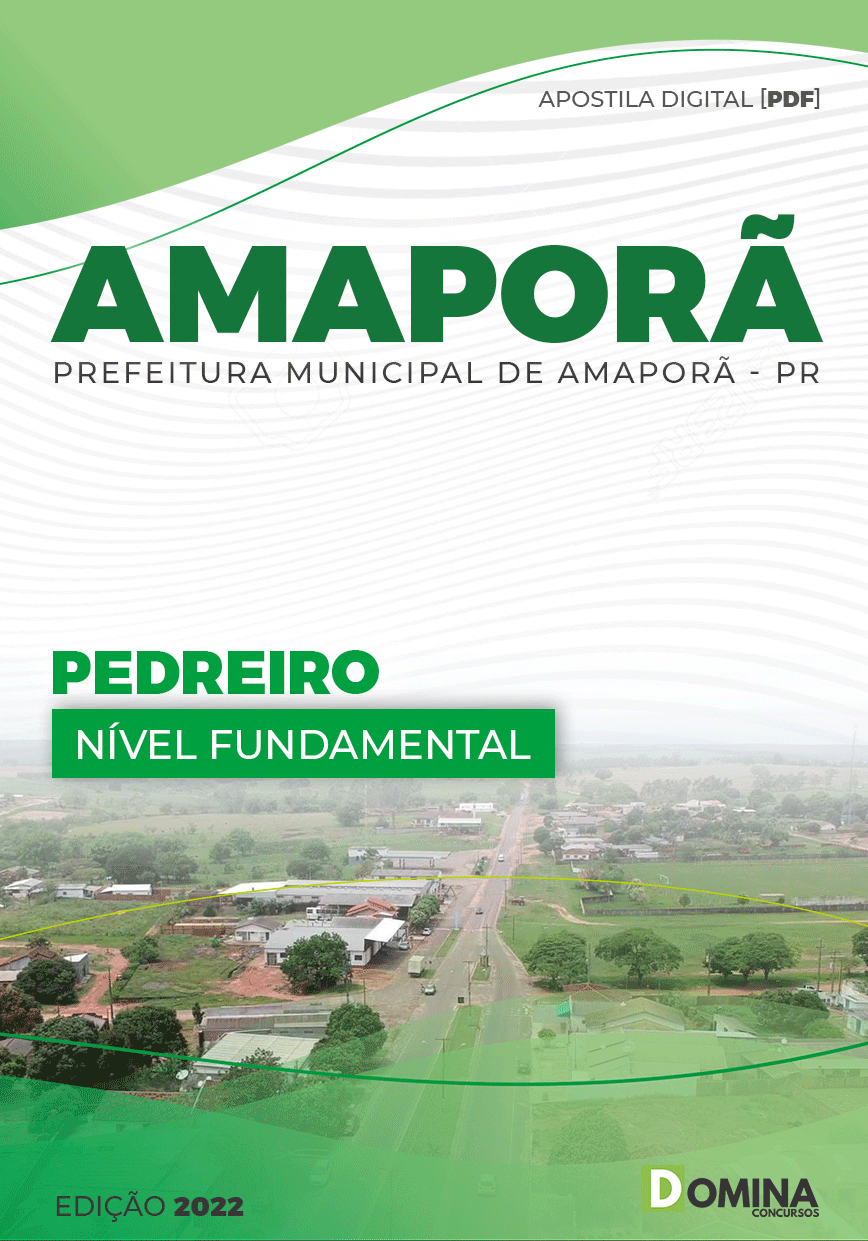 Apostila Concurso Pref Amaporã PR 2022 Pedreiro