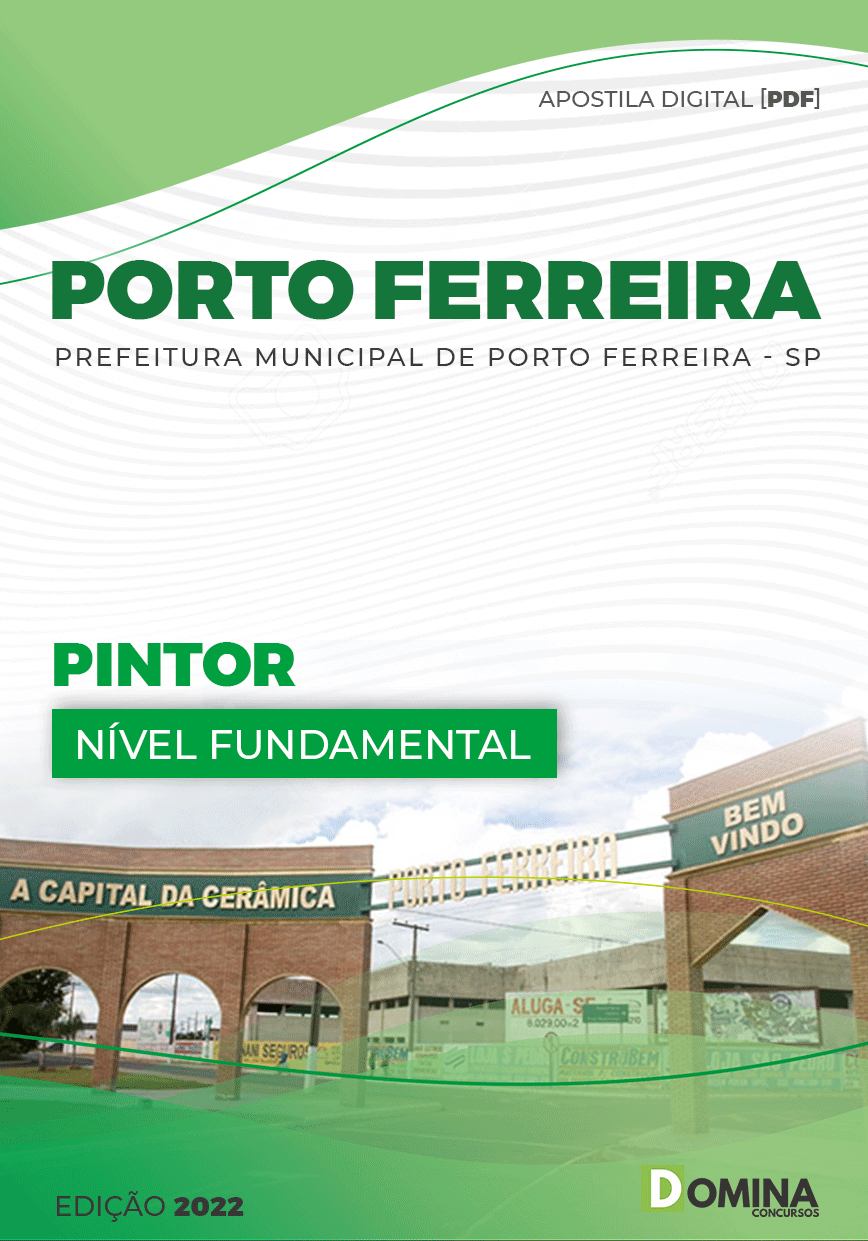 Apostila Concurso Pref Porto Ferreira SP 2022 Pintor