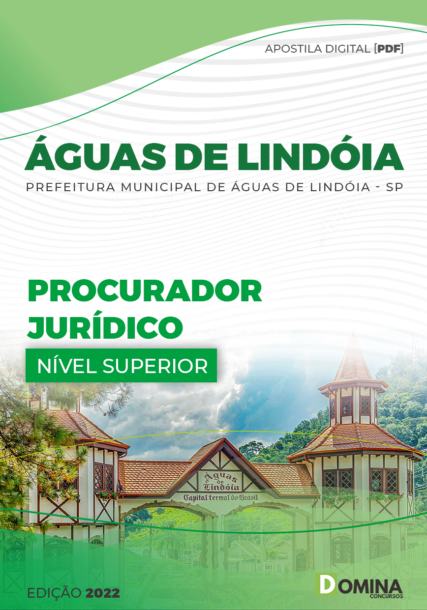 Apostila Pref Águas Lindóia SP 2023 Procurador Jurídico