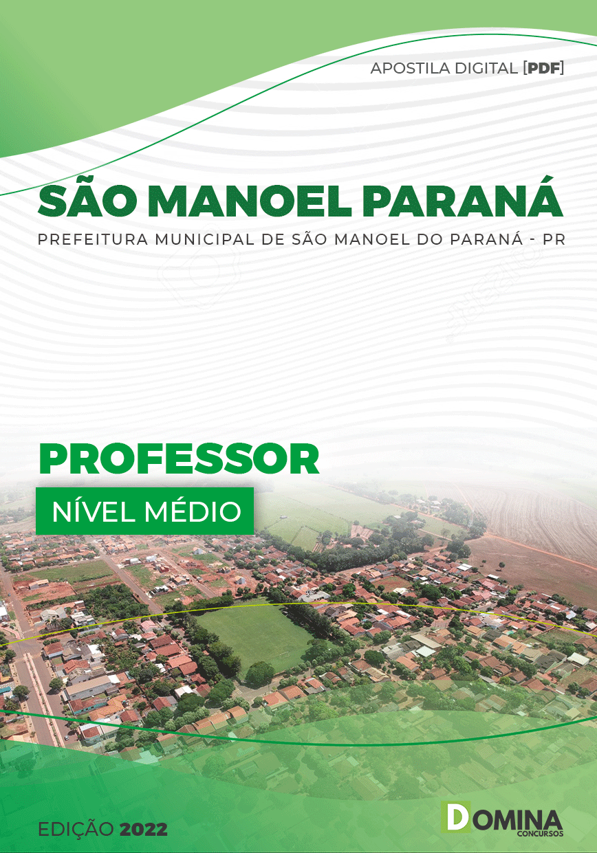 Apostila Pref São Manoel Paraná PR 2022 Professor