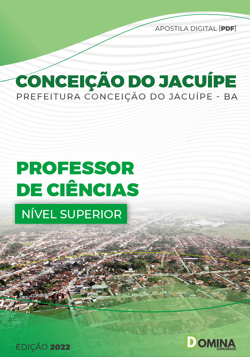 Apostila Pref Conceição Jacuípe BA 2022 Professor Ciências
