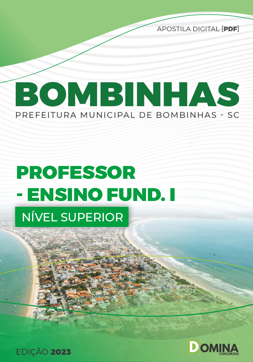Apostila Pref Bombinhas SC 2023 Professor Ensino Fundamental I
