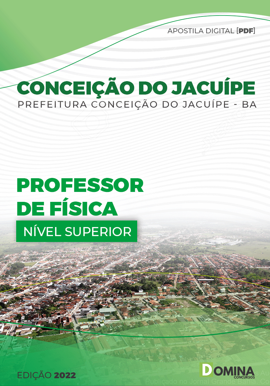 Apostila Pref Conceição Jacuípe BA 2022 Professor Física