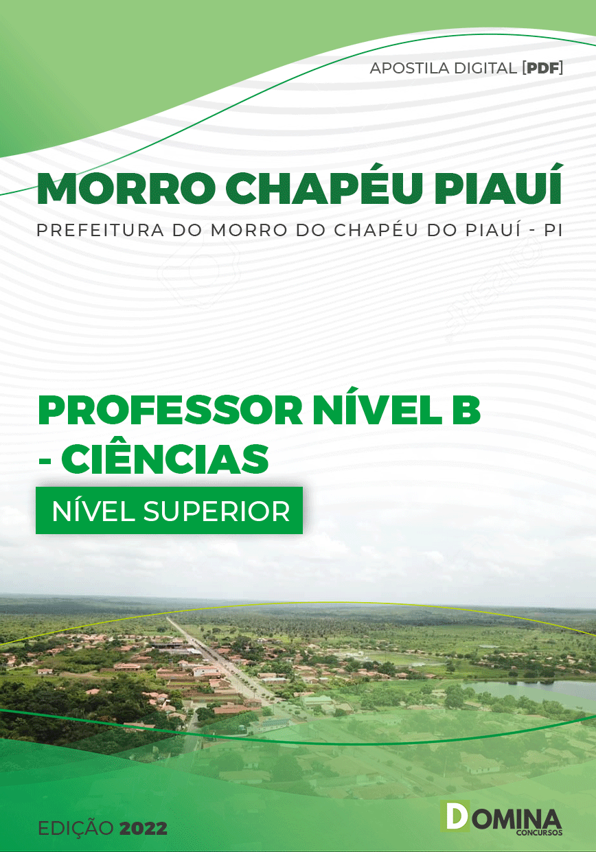 Apostila Pref Morro do Chapéu PI 2022 Professor Nível B Ciências