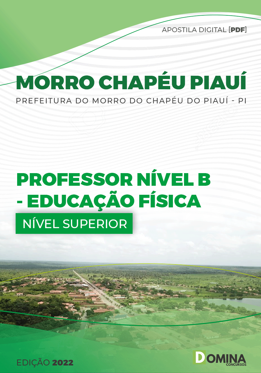 Apostila Pref Morro do Chapéu PI 2022 Professor Nível B Ed Física