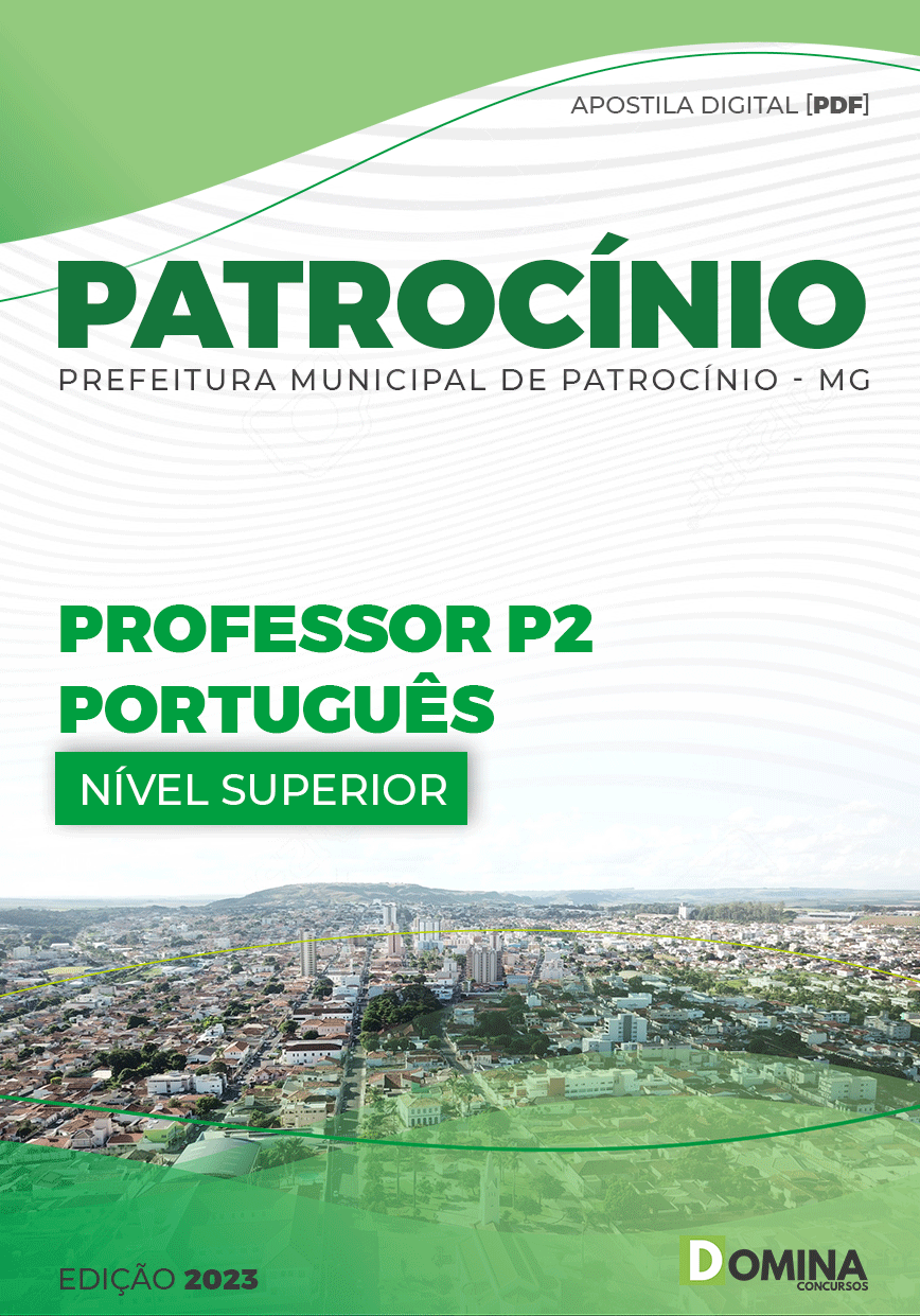 Apostila Pref Patrocínio MG 2023 Professor P2 Português